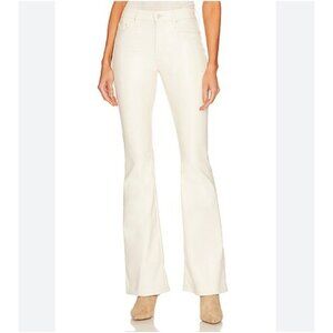 MOTHER Cream Boot Cut Flare Jeans